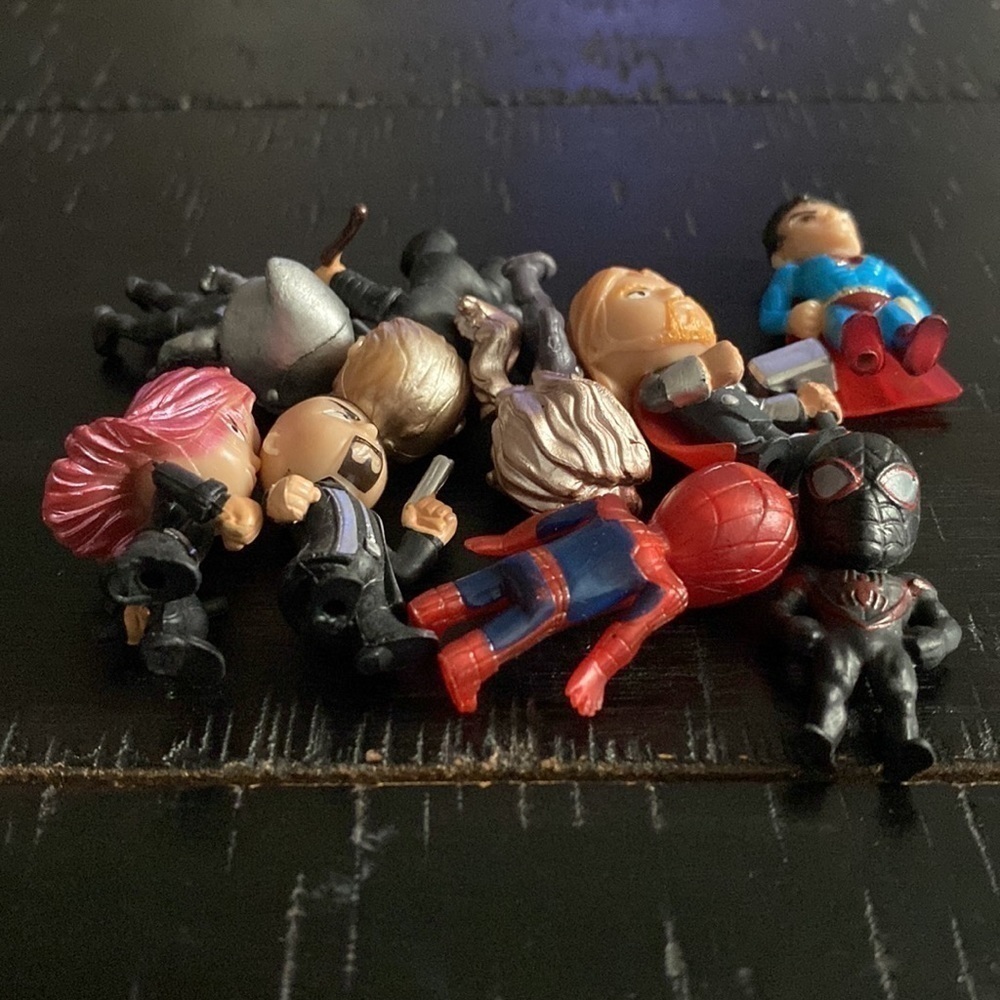 Funko Marvel Mystery 9 Lot Of Superheroes Bundle Mini